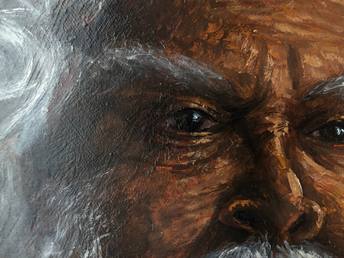 Impressionistic Landscape Painting By Christopher Vidal, 24 X 24, Dreaming Serpent, Original Artwork