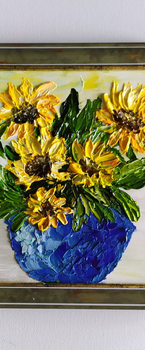 Sunflowers by Nataliia Plakhotnyk