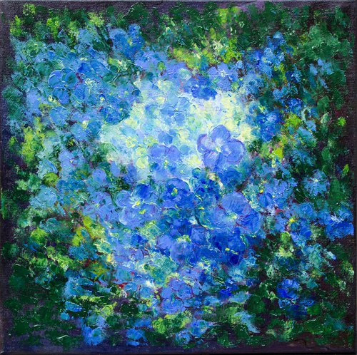 Blue Hydrangea by Mila Moroko