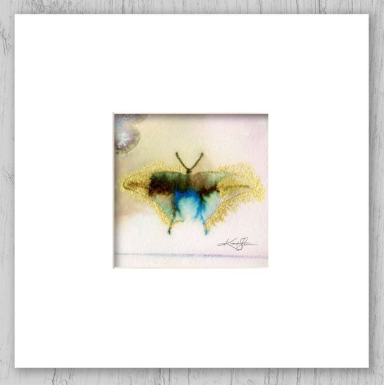 A Sweet Little One - Butterfly Painting  by Kathy Morton Stanion