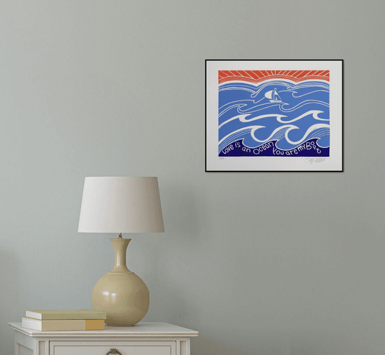 Love is an Ocean, You are my Boat