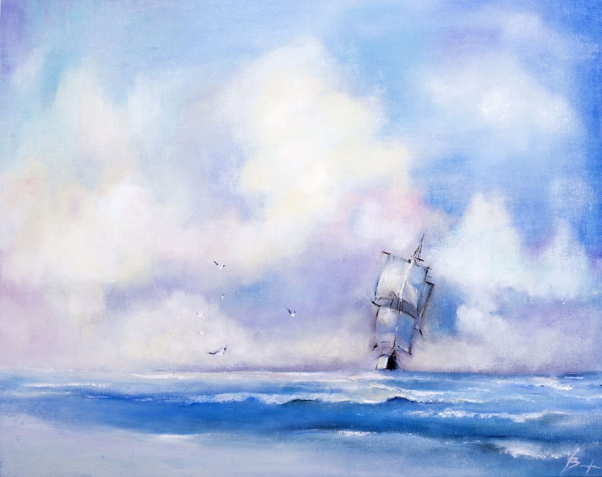 Sailing Ship by Veronika Joy