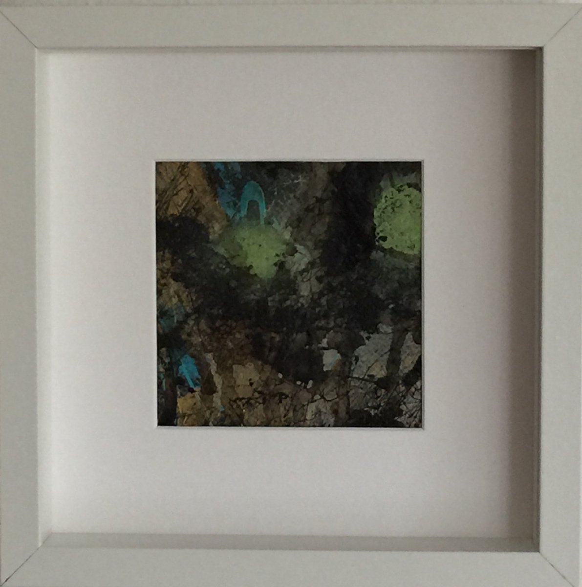 Abstract Acrylic Painting By Irene Gartner, 10 X 10, Waterworld 5, Original Artwork