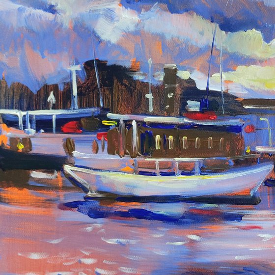 Sunset in the Harbor