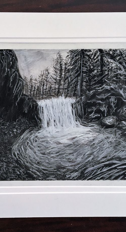 Winter Waterfall by Robbie Potter