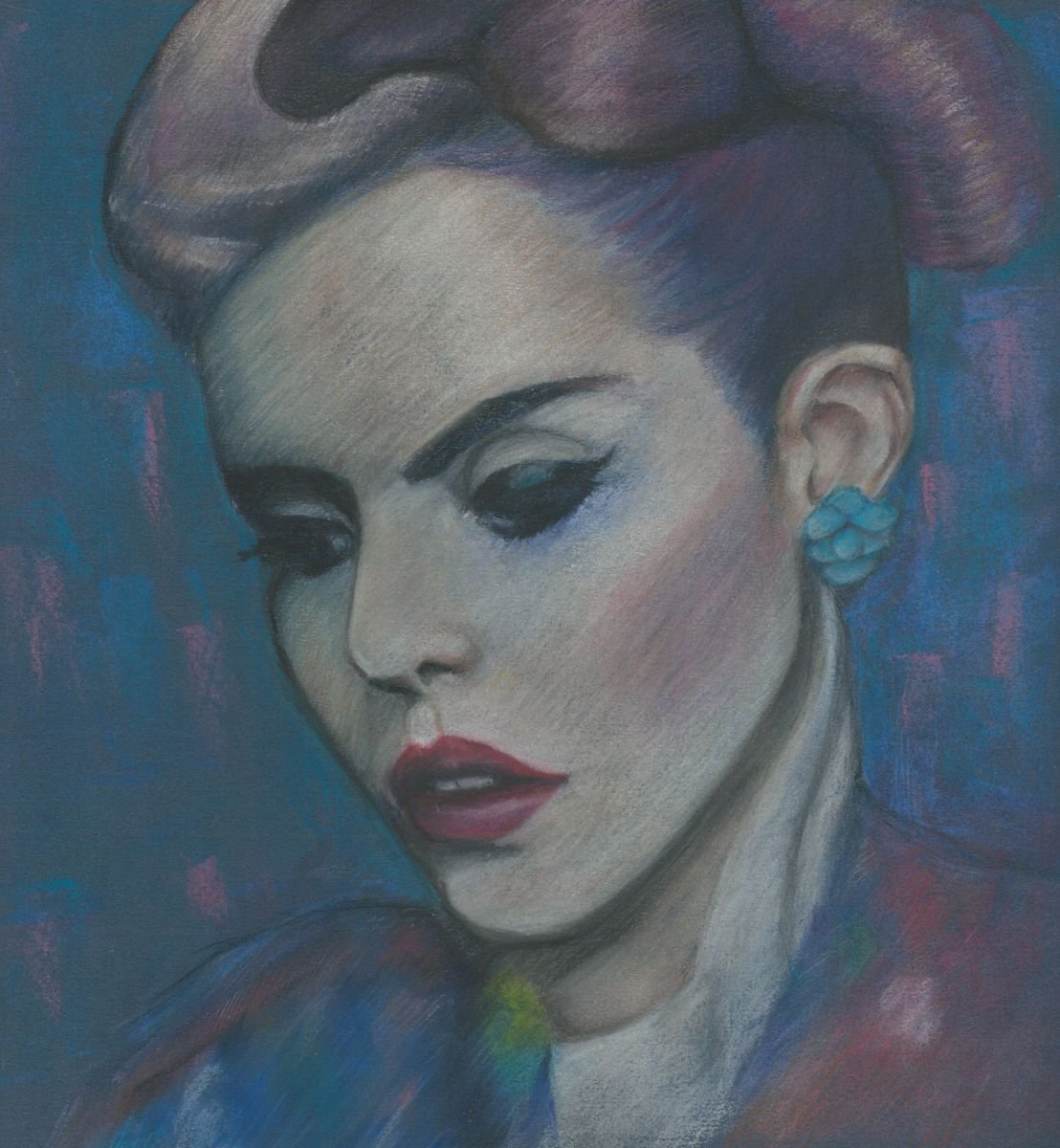 Paloma Faith Pastel Drawing by Charlotte Williams