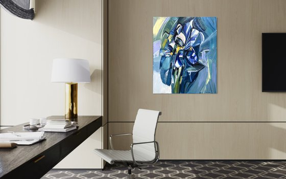 Blue Triumph (Iris Series)