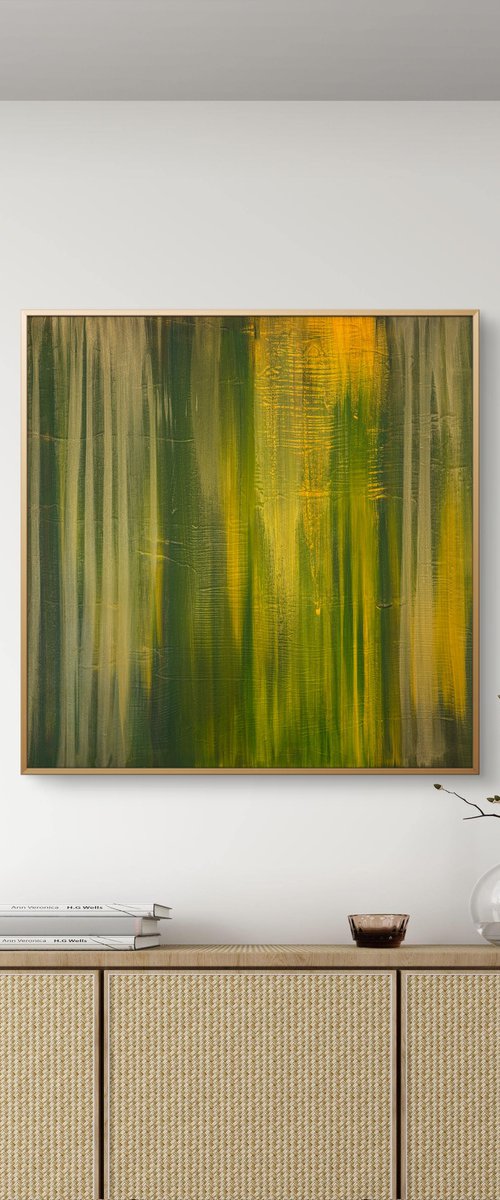 Stream of Light 70x70x2 cm by Exclusive Arts