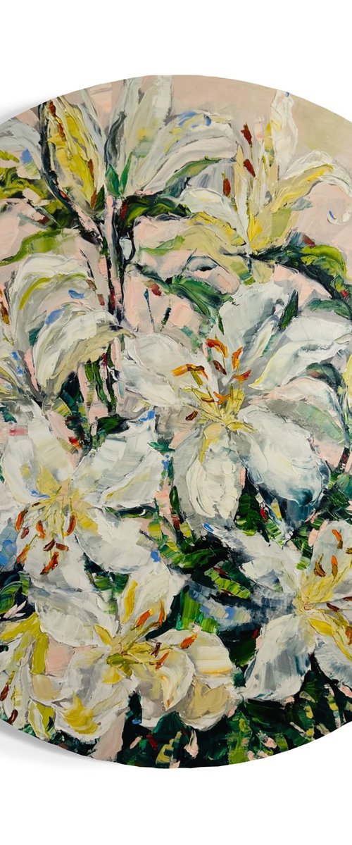 White Lilies by Olga Beketova