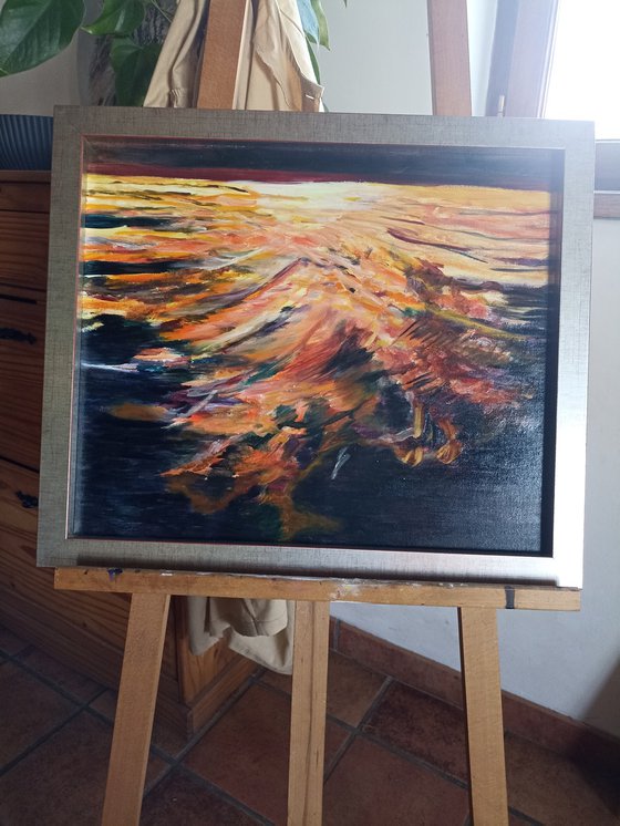 Red mountains