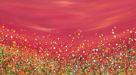 Popping Red Sky Meadows
