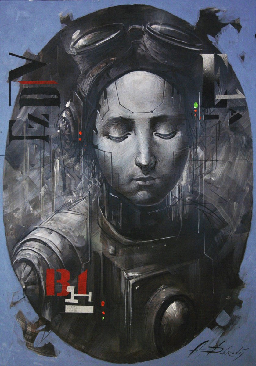 Surrealistic Acrylic Painting , ?????????? Rs7. By Alexandr Dobrodiy, 14 X 20, Artwork For Sale On Artfinder