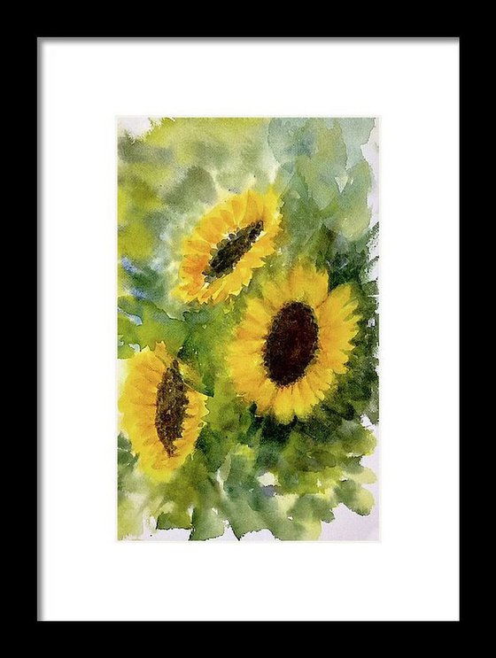 Sunflowers Inspired by Van Gogh