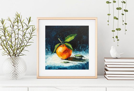 Tangerine Fruit Painting