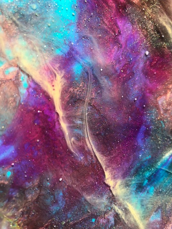 Luminquill Nebula (a quadtych)