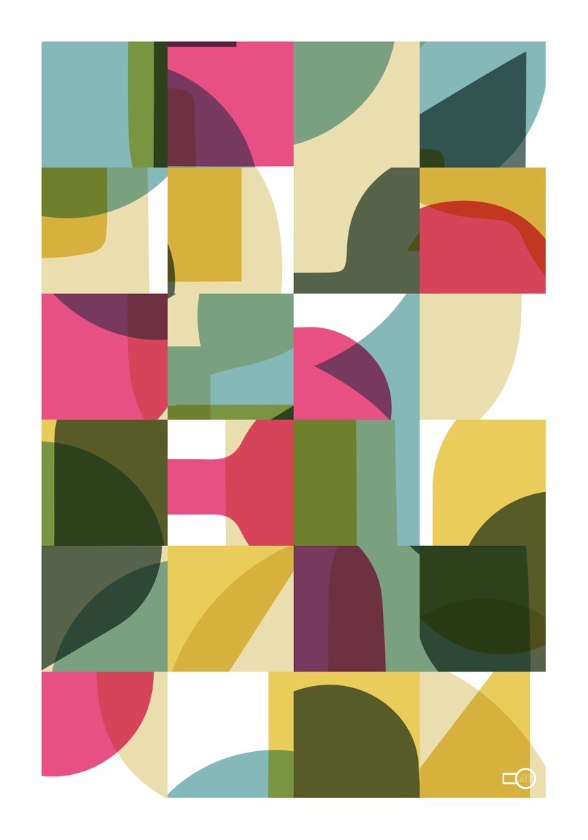 Geometric Giclee Print , Xv By Leigh Bagley, 28 X 39, Artwork For Sale On Artfinder