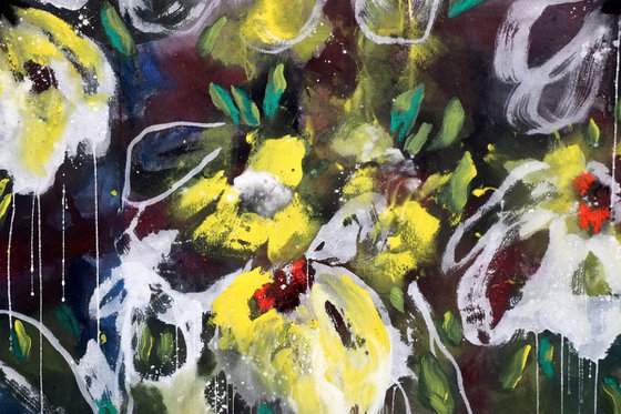 Floral Abstract - Bloom, I am here