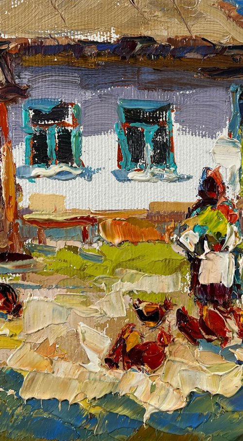 Yard in August by Kalenyuk Alex