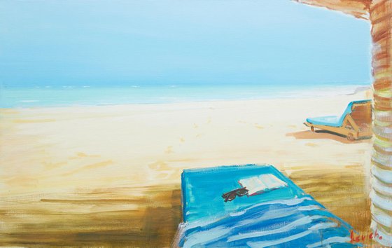 Beach Novel, 95x150cm (37x59in)