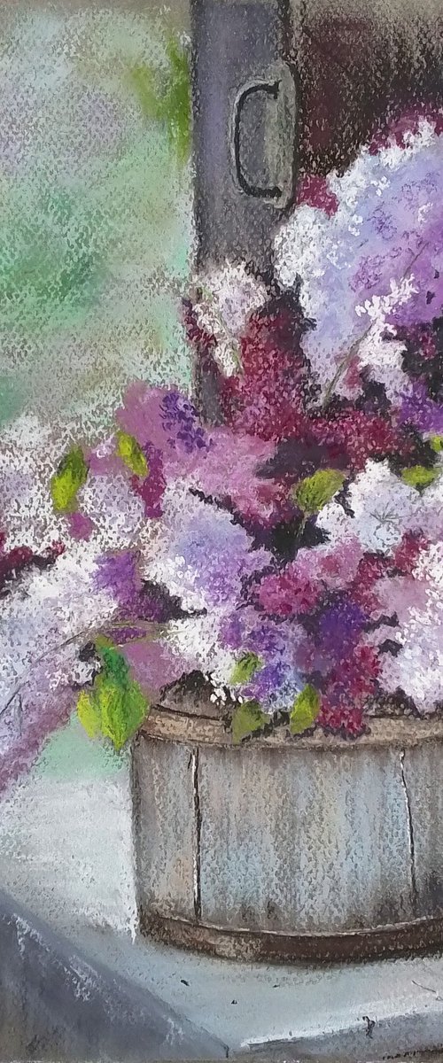 A bouquet of lilacs by Liubov Samoilova