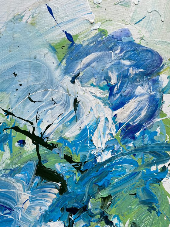 Blue flower