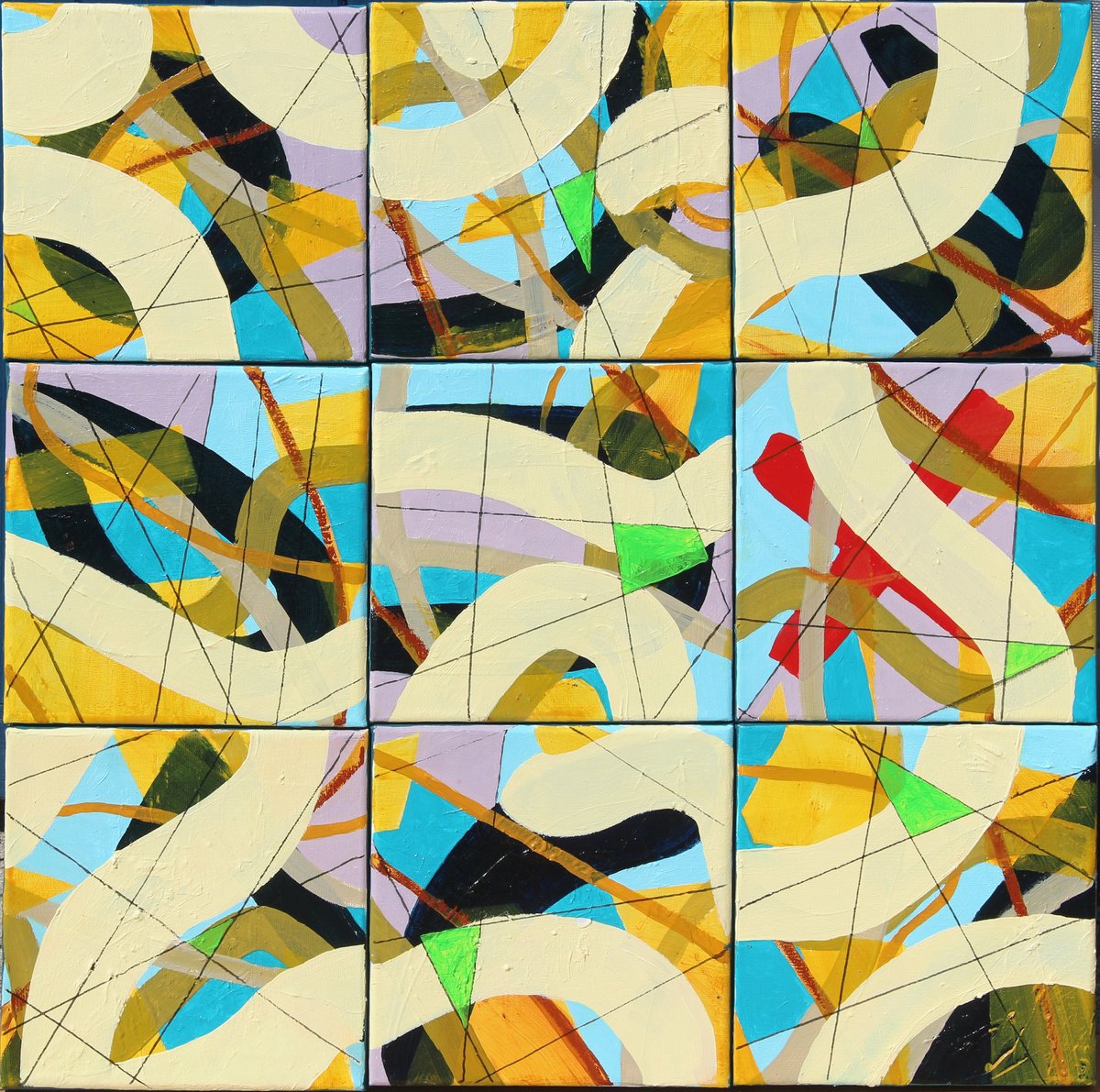 Four To The Ninth By Lewis Evans, 24 X 24, Artwork For Sale On Artfinder
