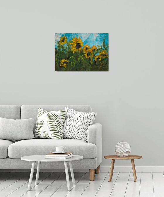 Ukrainian Floral Art — Sunflower Fields