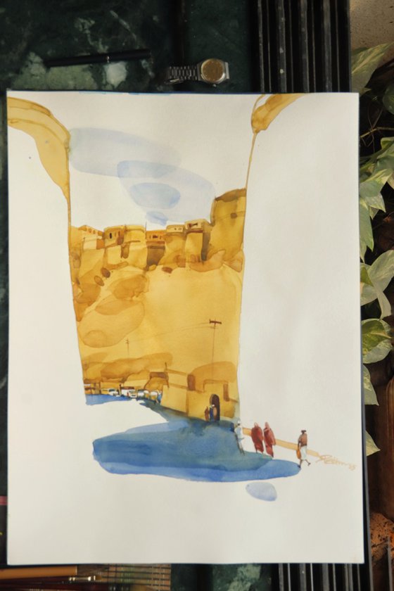 Minimalist Jaisalmer sunshine