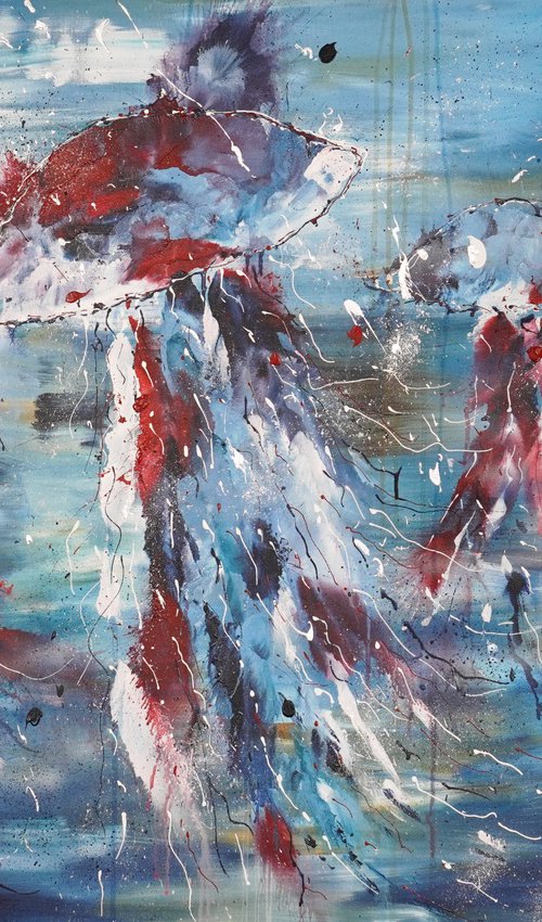 Jellyfish Abstraction 3 by Dominique Lenoir