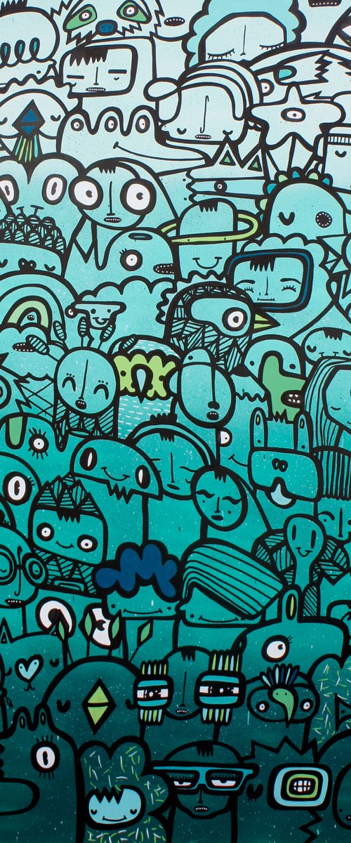Aqua Assembly - XL Artwork by Kev Munday