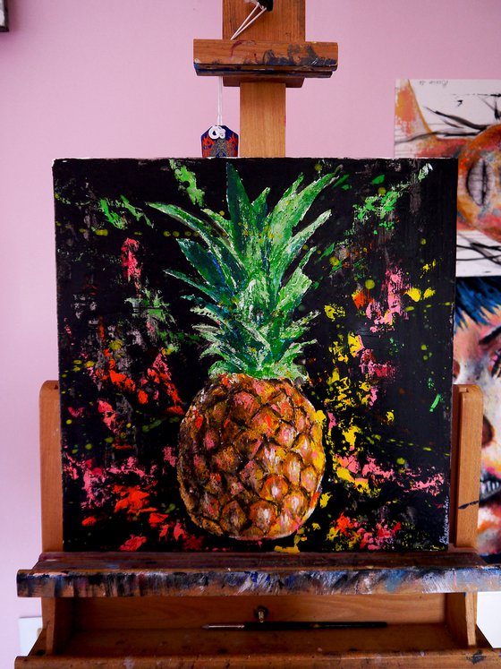 Pineapple Starwars - Still life - READY TO HANG Food Original