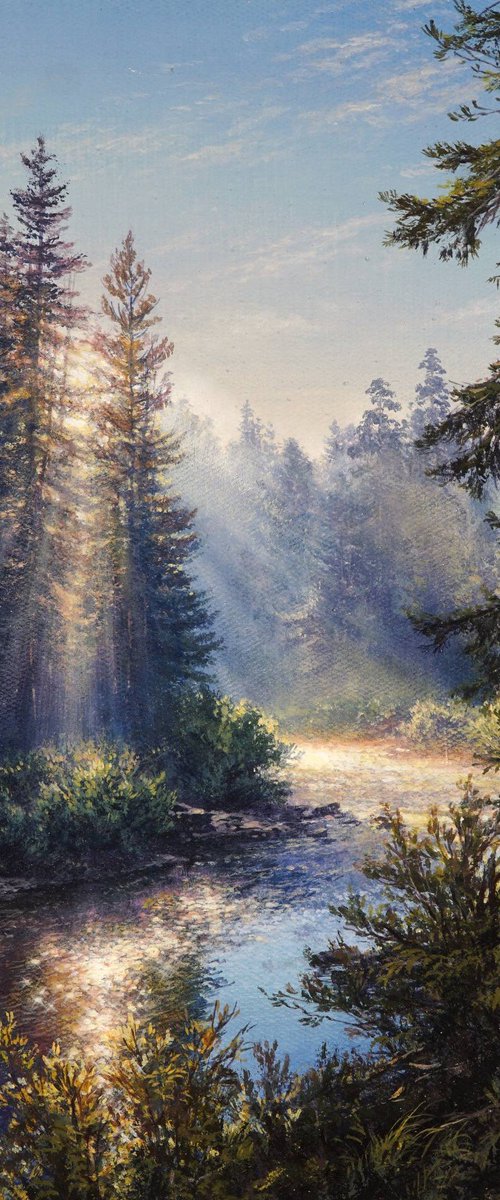 Birth of a new day by Viktar Yushkevich YUVART