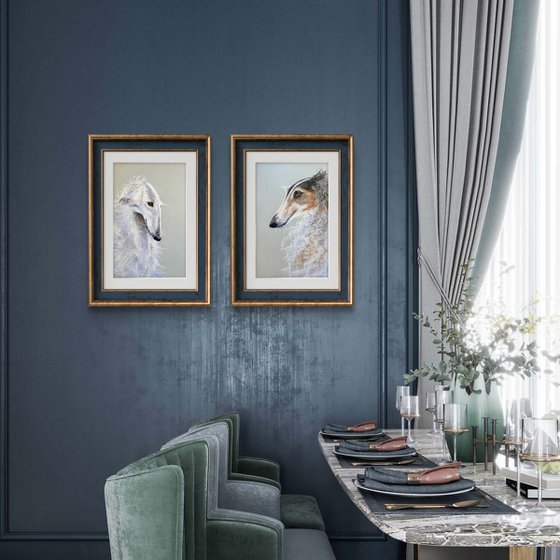 Dog Portraits Soft Pastel