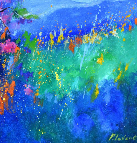 Blue meadow