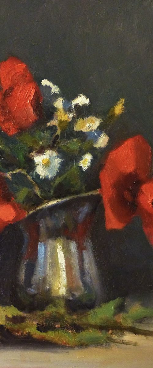 Poppies and Spring Flowers by Pascal Giroud