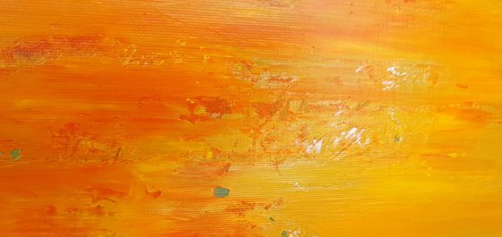 Autumn Sun  - XL  abstract painting