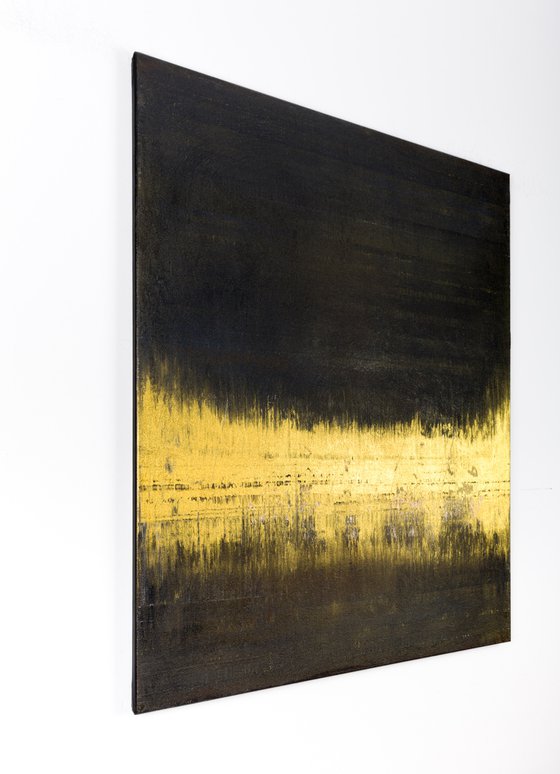 Gold abstract painting GB416