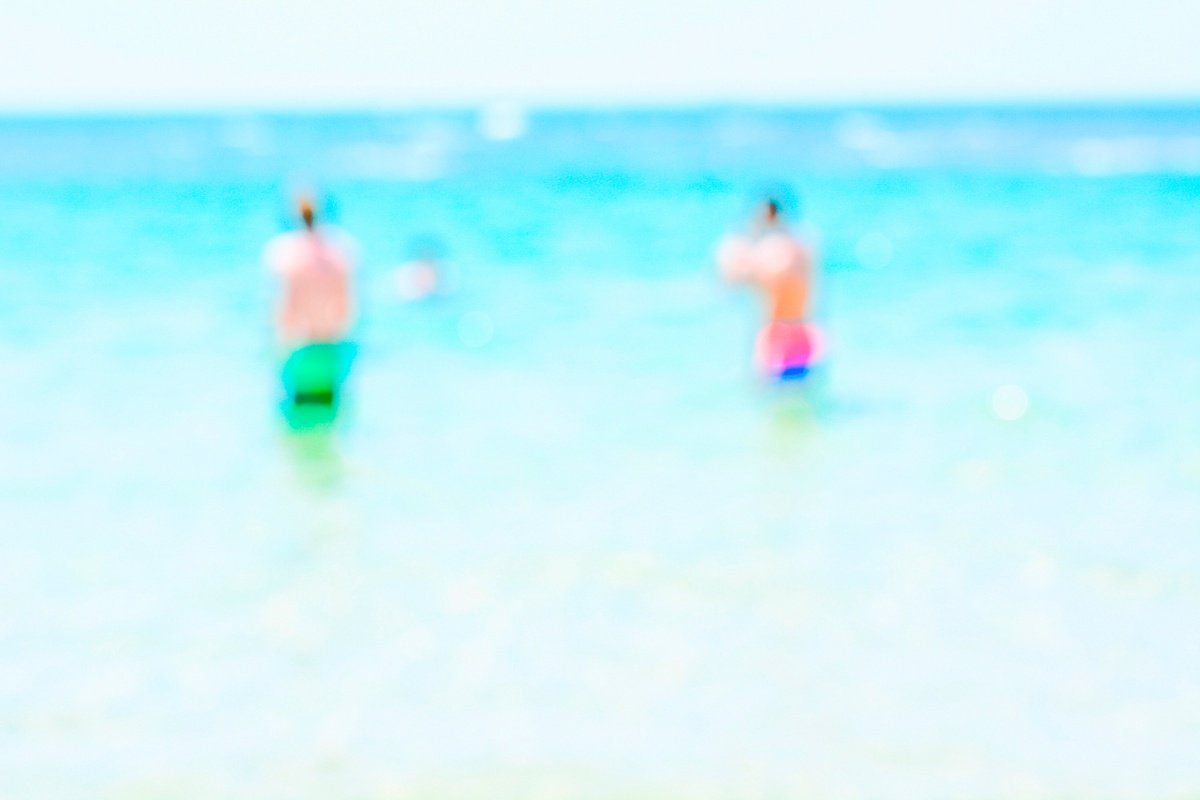 Abstract Landscape Photograph By Tal Paz-Fridman, 39 X 28", By The Sea #5, Original Artwork