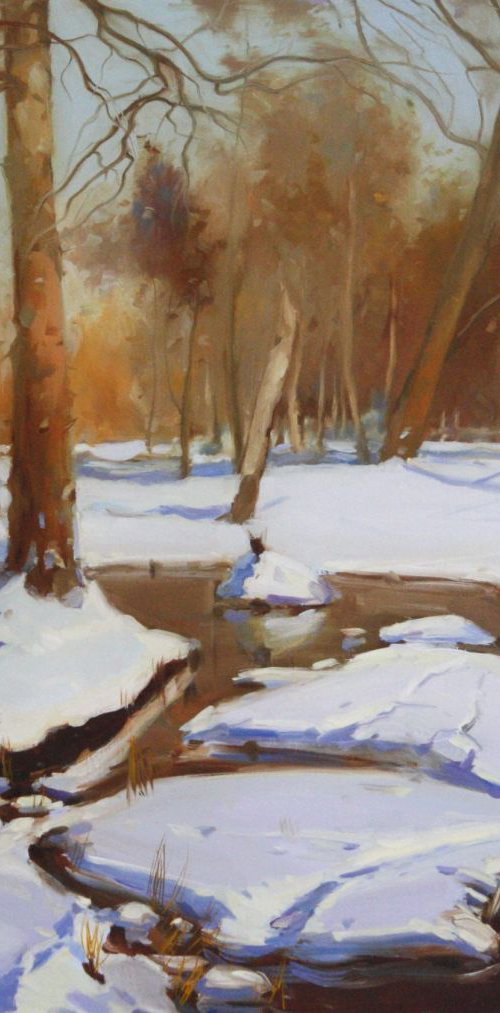 Landscape oil Painting One of a kind Handmade Artwork Realism by Vahe Yeremyan