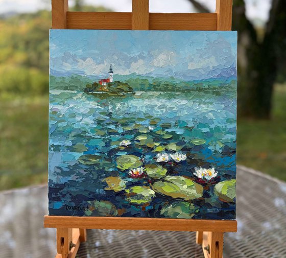 "Water lilies on Lake Bled"