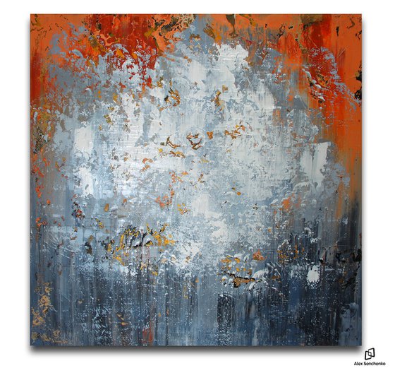 100x100cm. / Abstract painting / Abstract 127
