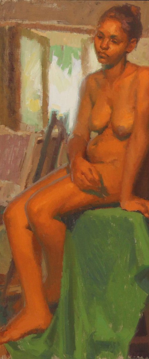 Model and Artist by Snehal Page