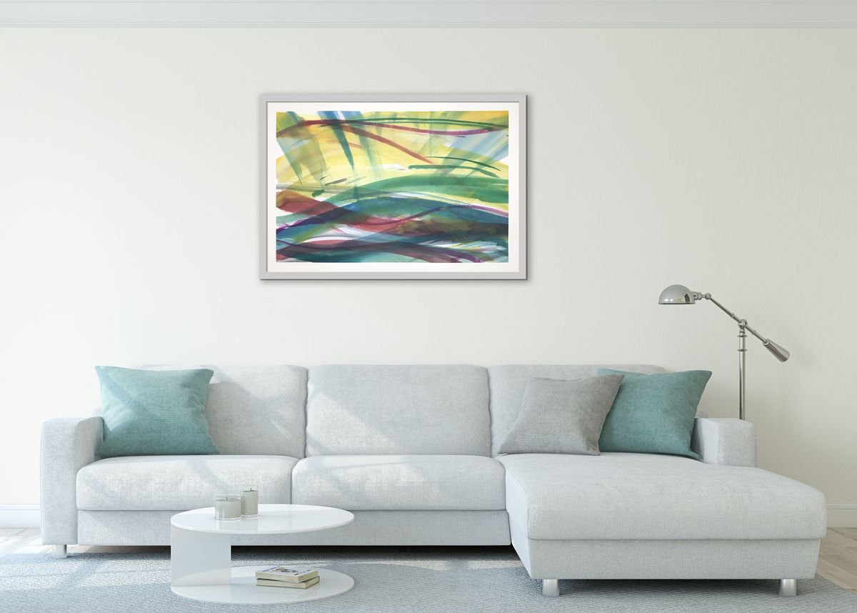’Radiance 1’  large painting by Kevin Harper