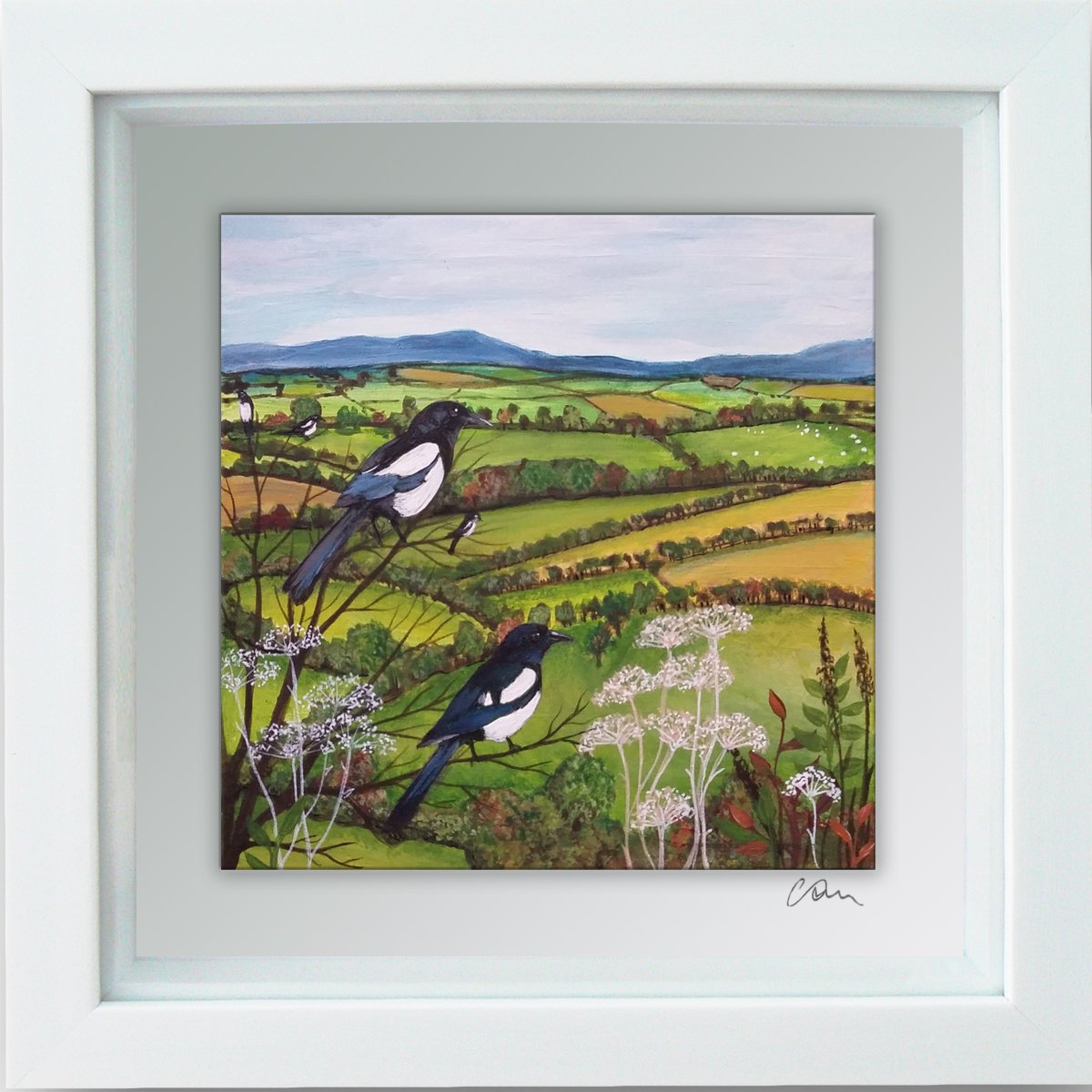 A mischief of magpies by Carolynne Coulson