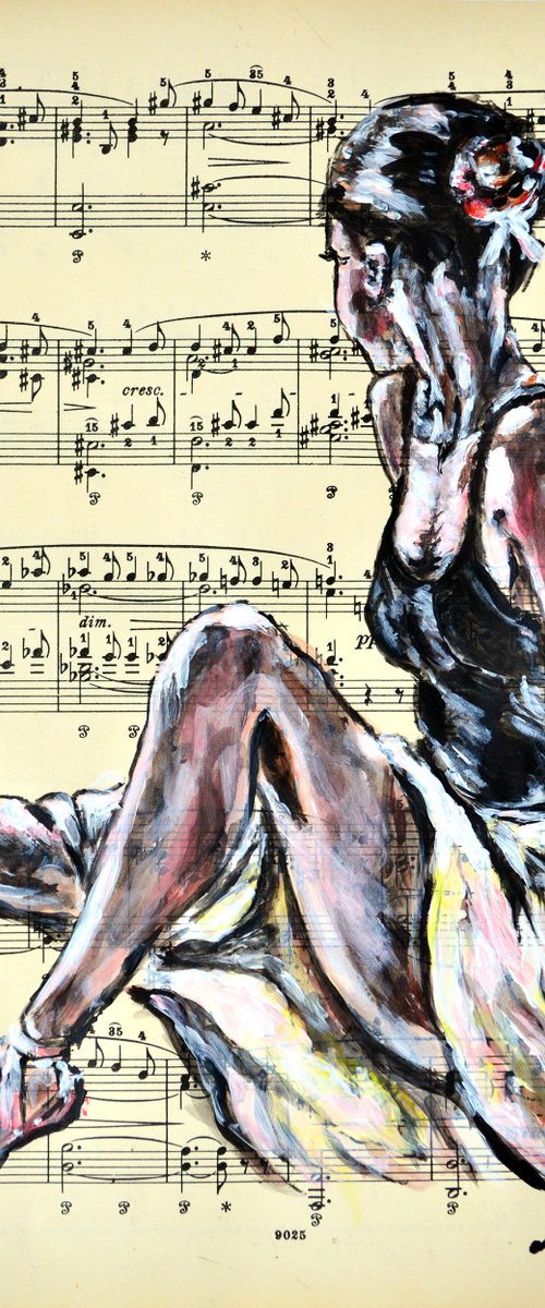 Ballerina XXIII - Music Page by Misty Lady - M. Nierobisz