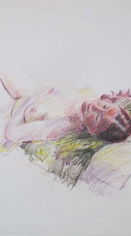 reclining nude by Rory O’Neill