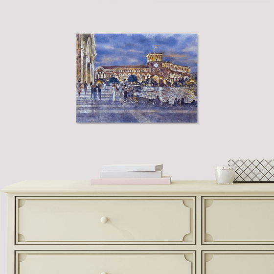 The Square in the Evening