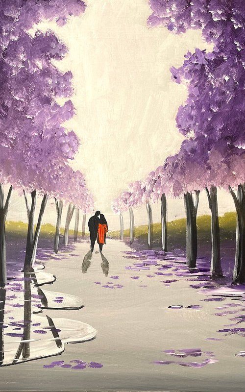 Walk Through The Violet Trees by Aisha Haider