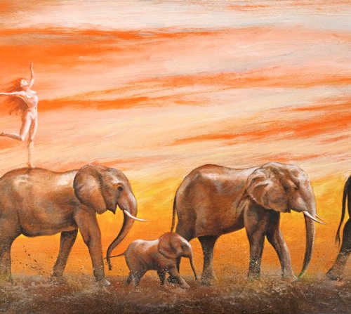 🐘 Elephants Soul by Isabel Mahe