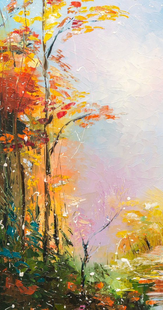 Fall forest (framed)